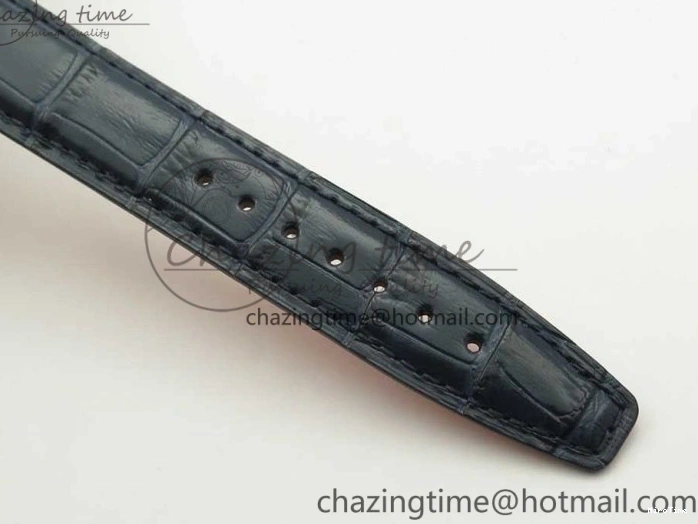 MIROTIME 0324 Portofino Automatic SS FKF 1:1 Best Edition Blue Dial on Blue Leather Strap A Cozy 7133